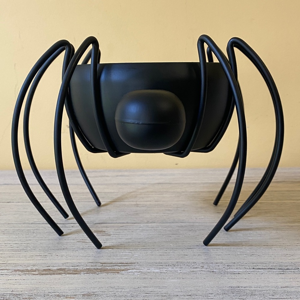 Black Spider Halloween Bowl